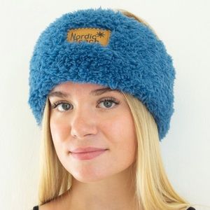 Vibrant Blue Nordic Beach Headwrap